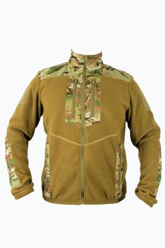 M-GEAR Military Full-zip fleece M-DEFENDER coyote cordura mc