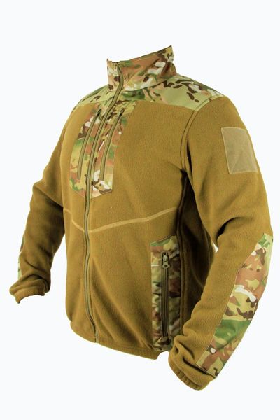 M-GEAR Military Full-zip fleece M-DEFENDER coyote cordura mc