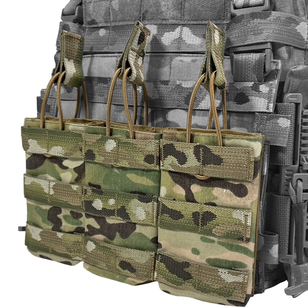 Подсумок для трех магазинов "АК-3 Gen.2" открытый SOF MULTICAM 111113 фото