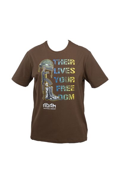 M-GEAR T-shirt ADAM freedom brown