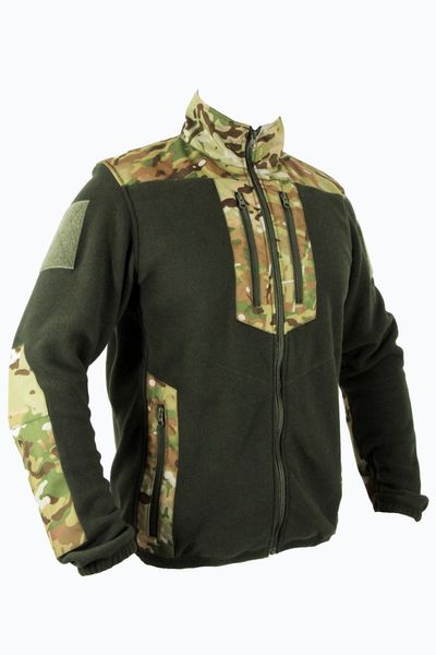 M-GEAR Military Full-zip fleece M-DEFENDER khaki cordura mc