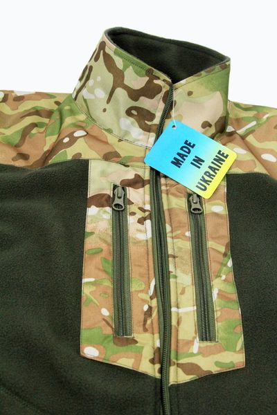 M-GEAR Military Full-zip fleece M-DEFENDER khaki cordura mc