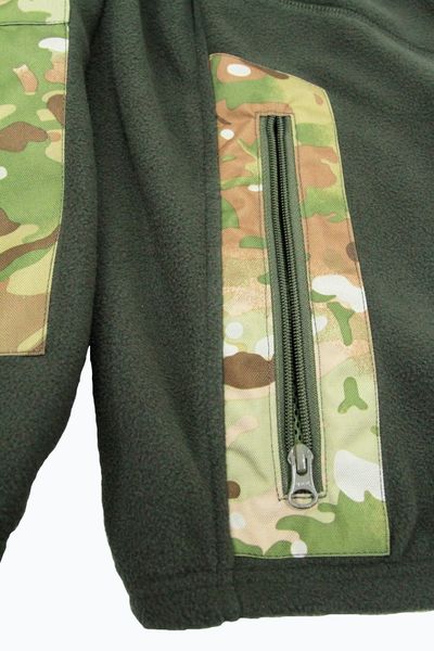 M-GEAR Military Full-zip fleece M-DEFENDER khaki cordura mc