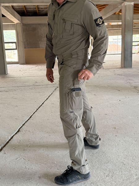 M-GEAR Tactical Memrane Pants M-STRONG gen1 4Wstretch lead gray
