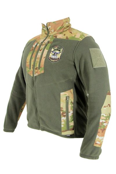 M-GEAR Кофта військова 93ОМБР ворон fleece хакі cordura mc R06 503 04 00 81 фото