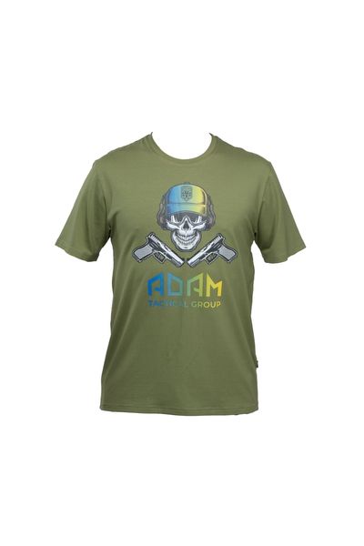 M-GEAR T-shirt ADAM skull green