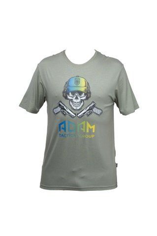 M-GEAR Футболка ADAM череп сіра R05 506 02 00 00 фото